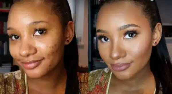 Before & After Makeup Photos Of Mr. Eazi